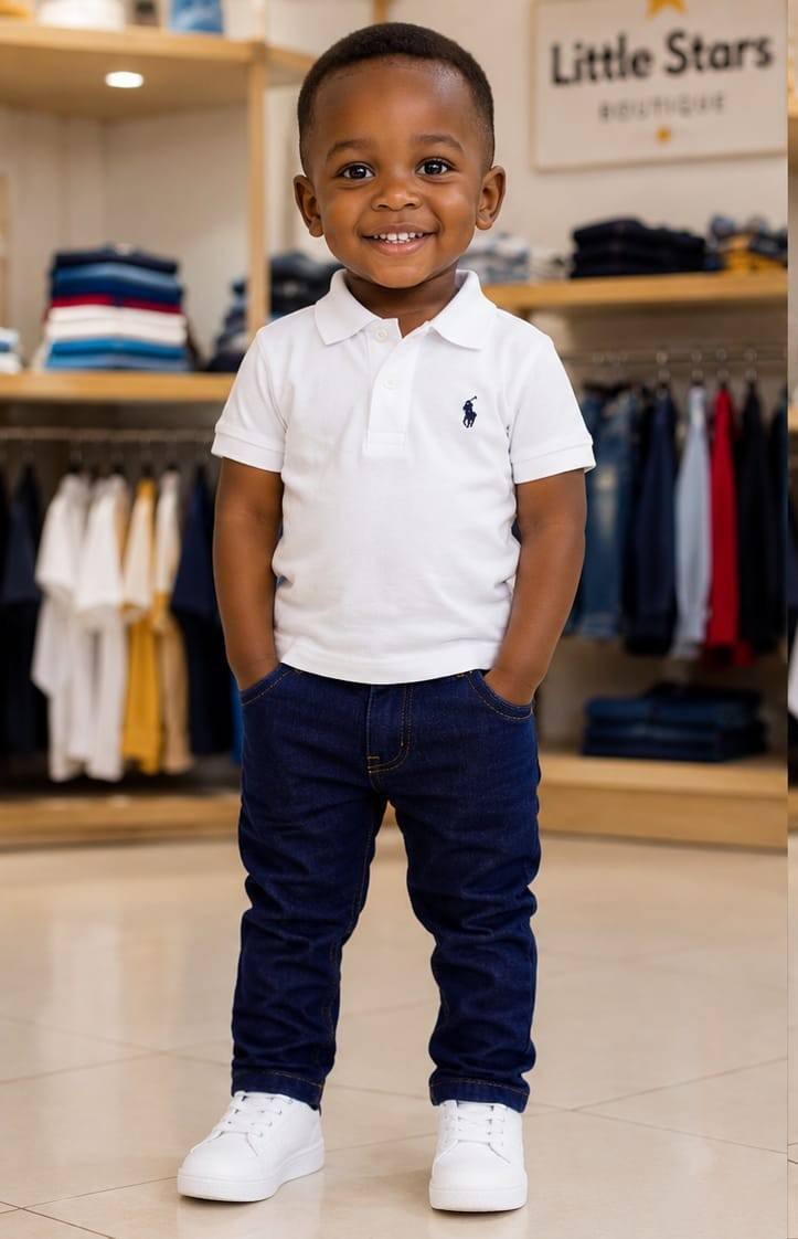 Kids Plain Jeans